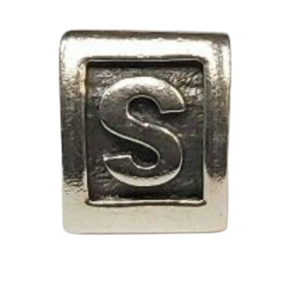 Pandora Sterling Silver Charm The Letter ‘S’ Pandora Bead 790323S